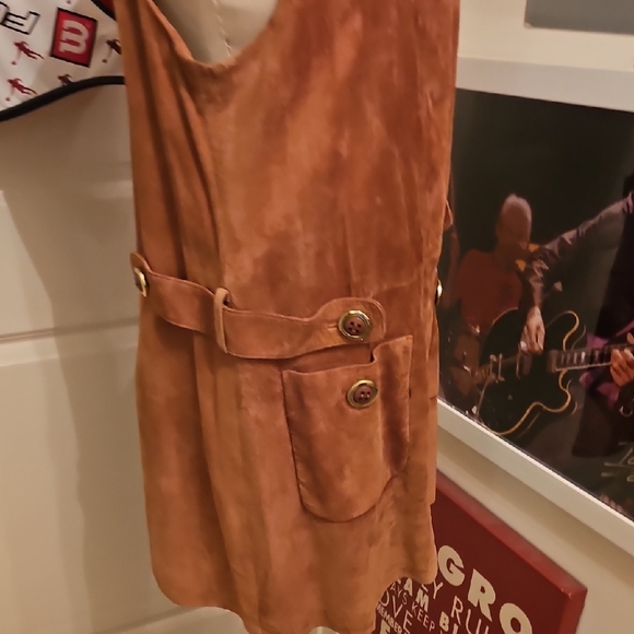 H&M Tan Suede Dress Vintage - Picture 5 of 13